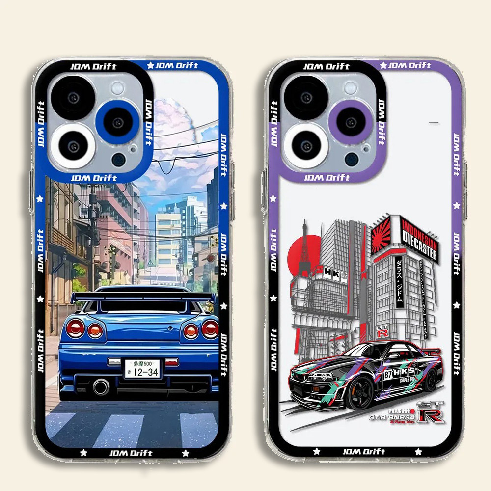 เคสโทรศัพท์มือถือใส แบบนิ่ม ลายอนิเมะ Tokyo JDM Drift สําหรับ Xiaomi 13T 14 13 12T 11T 12 10T 10 Pro Mi 11 Lite 5G NE Poco F5 X5 X6 X4 X3 M6 Pro F3