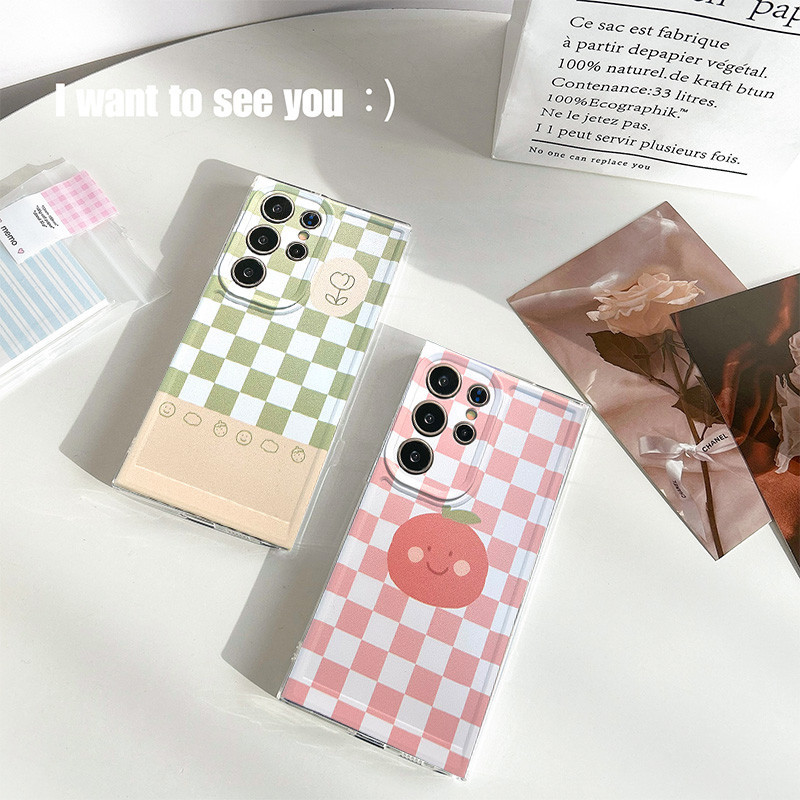เคสโทรศัพท์มือถือแบบนิ่ม TPU ใส กันกระแทก ลายดอกไม้ตาราง สําหรับ OPPO Reno 10 11 Pro 11F 8T 8 7z 8z 5F 5 7 5G