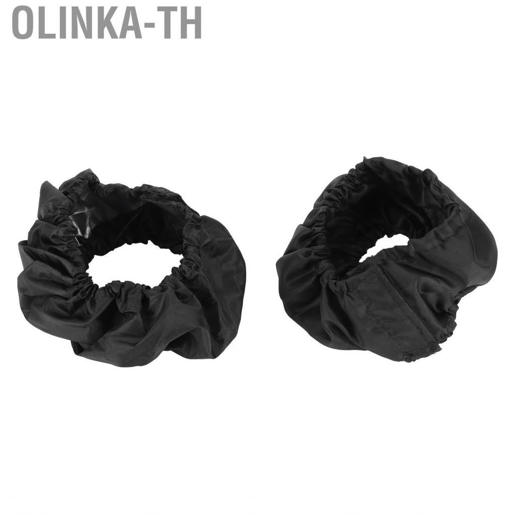 Olinka-th Stroller Wheel Cover  Wheelchair Tire Protector Oxford Cloth for Indoor Outdoor Travel