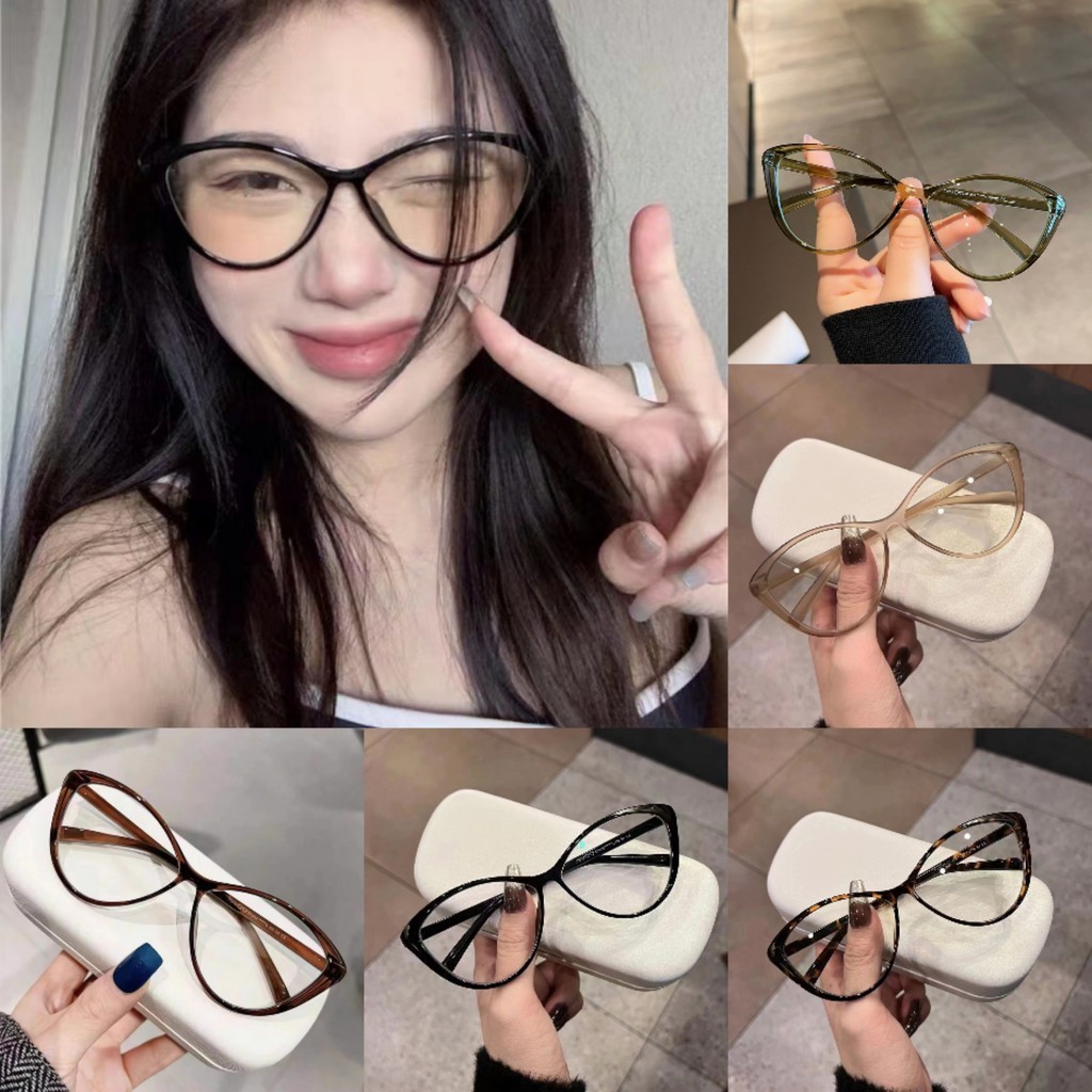 [พร้อมส่ง] แว่นตาสายตาสั้น เบาพิเศษ 0°-600°แว่นตาสายตาสั้น ป้องกันแสงสีฟ้า แฟชั่นเกาหลี สําหรับผู้ชาย และผู้หญิง