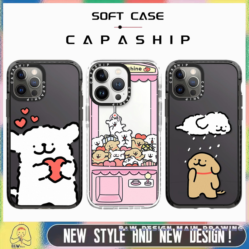 เคสโทรศัพท์มือถือแบบนิ่ม กันกระแทก ลายลูกสุนัขน่ารัก สําหรับ iPhone 15ProMax 15Pro 15Plus 15 14 13 12 11 Pro Max