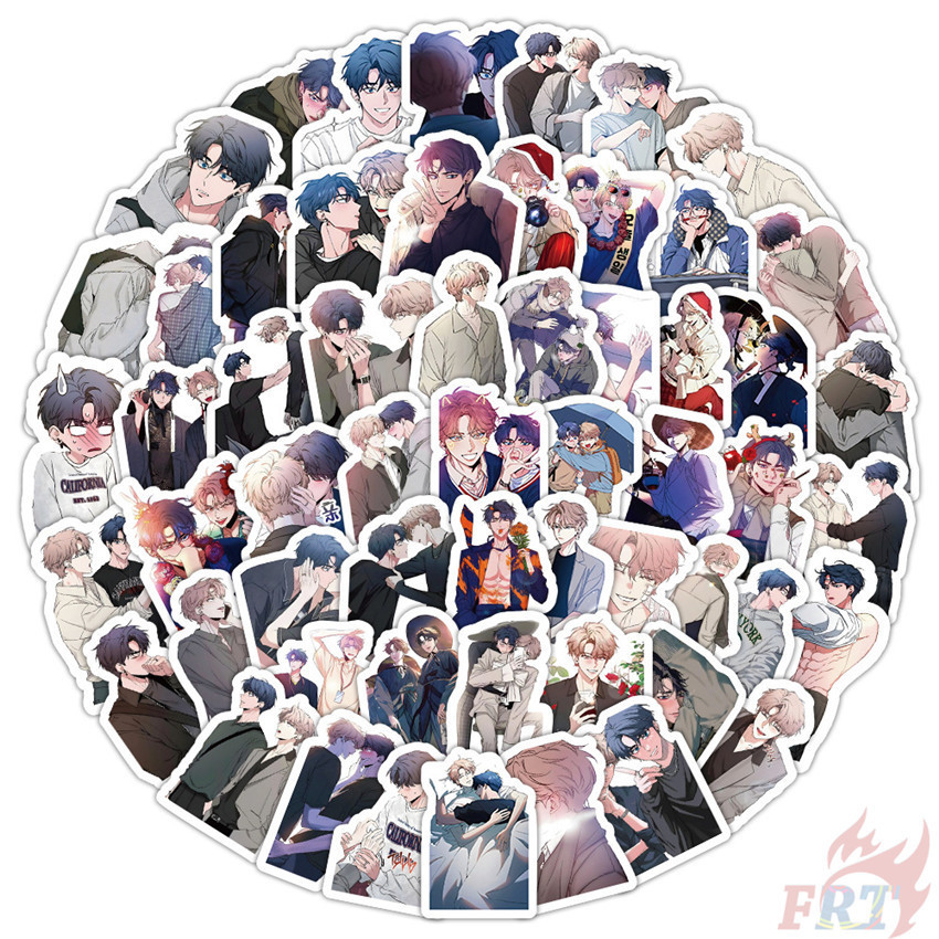 100Pcs/Set ❉ Anime BL . Boys' Love Mini Stickers ❉ Waterproof DIY Fashion Doodle Decals Stickers