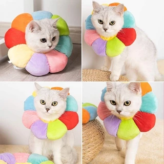 AimayaPet ปลอกคอสัตว์เลี้ยงร น่ารัก คอลล่าแมว กันเลียแมว ป้องกันการเลียแผลนุ่มนิ่มใส่สบาย