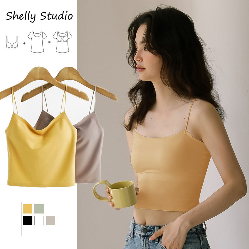 [พร้อมส่ง] เสื้อสายเดี่ยว ผ้าเรยอน สําหรับผู้หญิง M-XL
