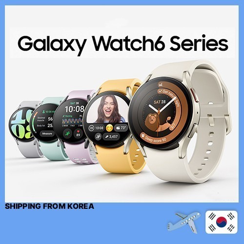 【รับประกันหนึ่งปี】 Samsung Watch Samsung Galaxy Watch 6 40 มม. สมาร์ทวอทช์ เชื่อมต่อบลูทูธ อัตราการเต้นของหัวใจ ความดันโลหิต แทรคเกอร์กีฬา รองรับ Android IOS ผู้ชาย ผู้หญิง นาฬิกาเดียวกัน