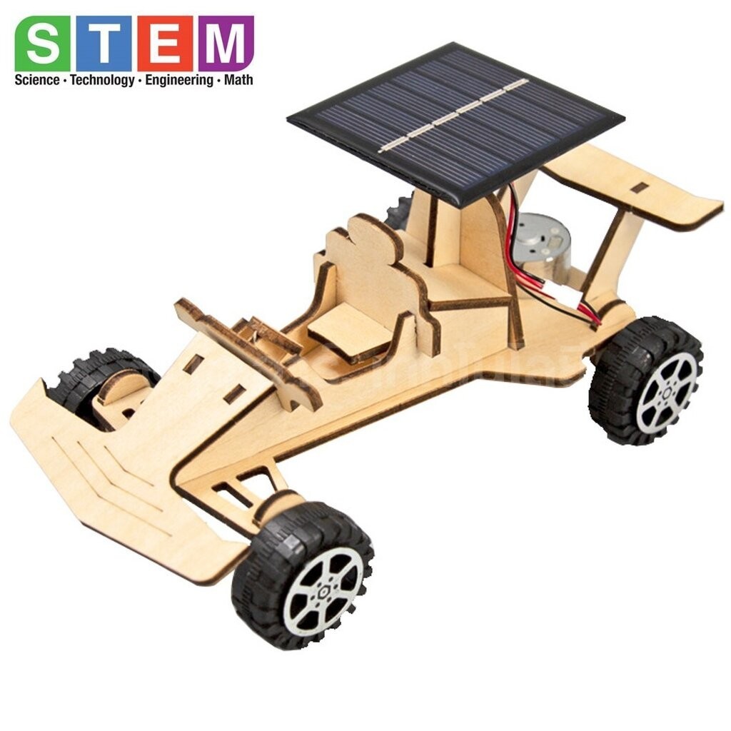 T-M204 ชุดประกอบไม้ รถแข่ง พลังงานแสงอาทิตย์ Solar Racing Wooden Kit STEM Education ของเล่นเสริมทักษะ เสริมพัฒนาการ - รูปที่ 5