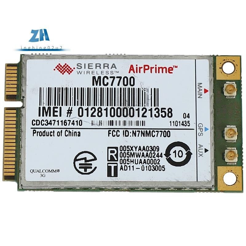 การ์ดปลดล็อก MC7700 3G 4G WWAN สําหรับโมดูล GPS Windows Linux AirPrime 100Mbps 4G 3G LTE FDD WCDMA Edge