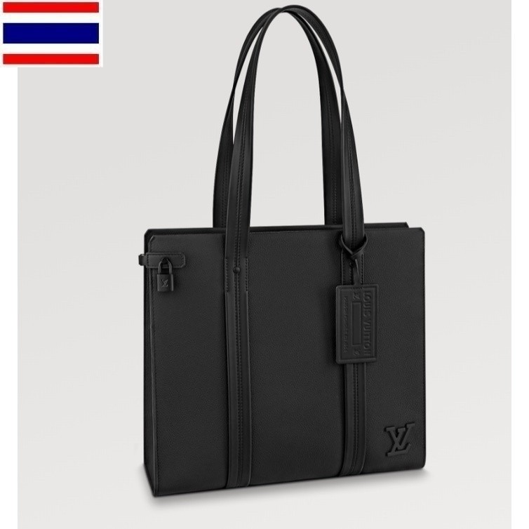 หลุยส์วิตตอง Louis Vuitton กระเป๋าโท้ท/กระเป๋าผู้ชาย/สไตล์ล่าสุด/การจัดซื้อแบบยุโรป ของแท้ 100%/กระเป๋าถือผู้ชาย QF2K