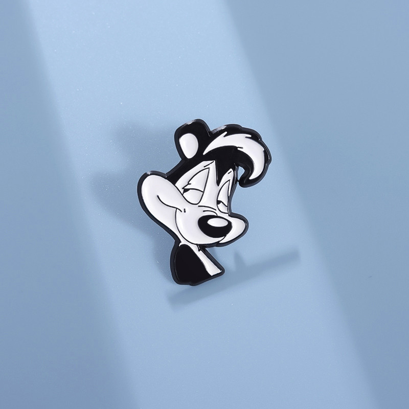 เข็มกลัด รูปการ์ตูนอนิเมะ Pepe Le Pew เครื่องประดับ สําหรับเพื่อน เด็ก