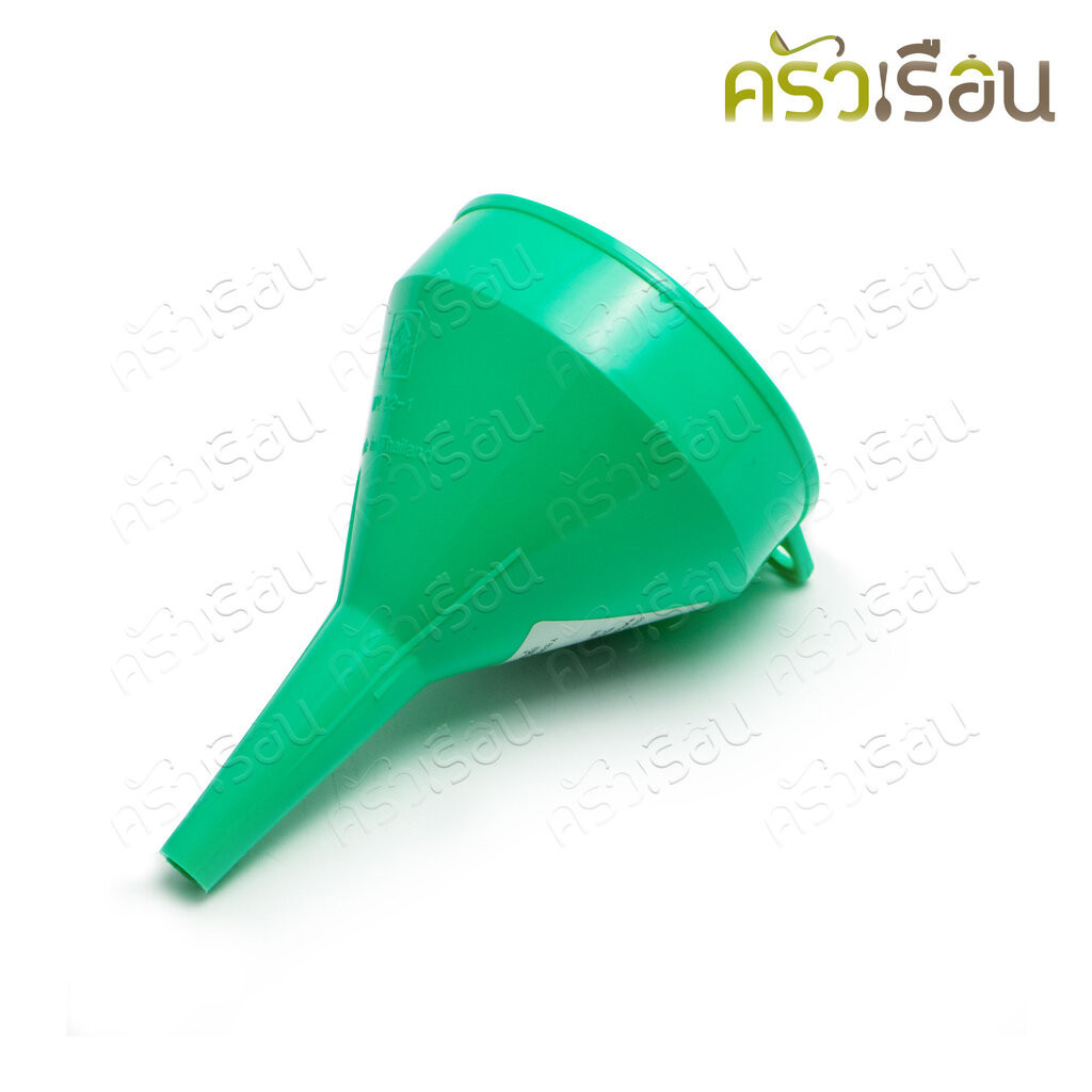 SAHACHAI กรวยกรอกน้ำ พลาสติก คละสี เล็ก 8 x 12.5 ซม. No.22-1 ไม่มีกรอง