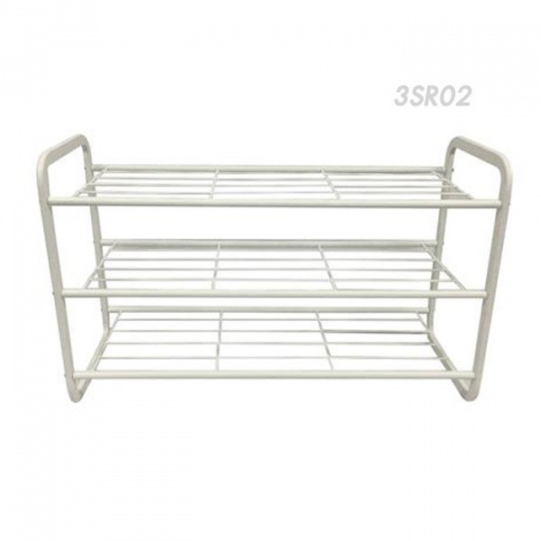LOCAL789 HAWDD ชั้นวางรองเท้า 3 ชั้น 3SR02 W70xL27xH43cm สีขาว ร้านอยู่ในไทย