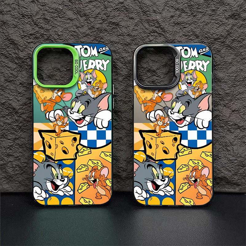 เคสโทรศัพท์มือถือ ซิลิโคน กันกระแทก ลายแมว และหนูน่ารัก สําหรับ IPhone 7 8 Plus 11 13 12 14 15 Pro Max XR X XS Max SE 2020
