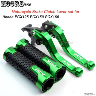 Mooreaxe สําหรับ Honda PCX125/ PCX150 PCX160 ABS CBS 2011 - 2024 2026 อุปกรณ์เสริมรถจักรยานยนต์เบรคคันโยกคลัทช์พร้อมมือจับปลายเปิด YSTZ02 T1