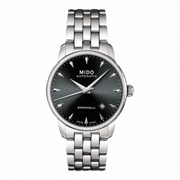 Mido Beren Saili นาฬิกาข้อมืออัตโนมัติ สายเข็มขัดเหล็ก แฟชั่นสําหรับผู้ชาย M8600.4.18.1