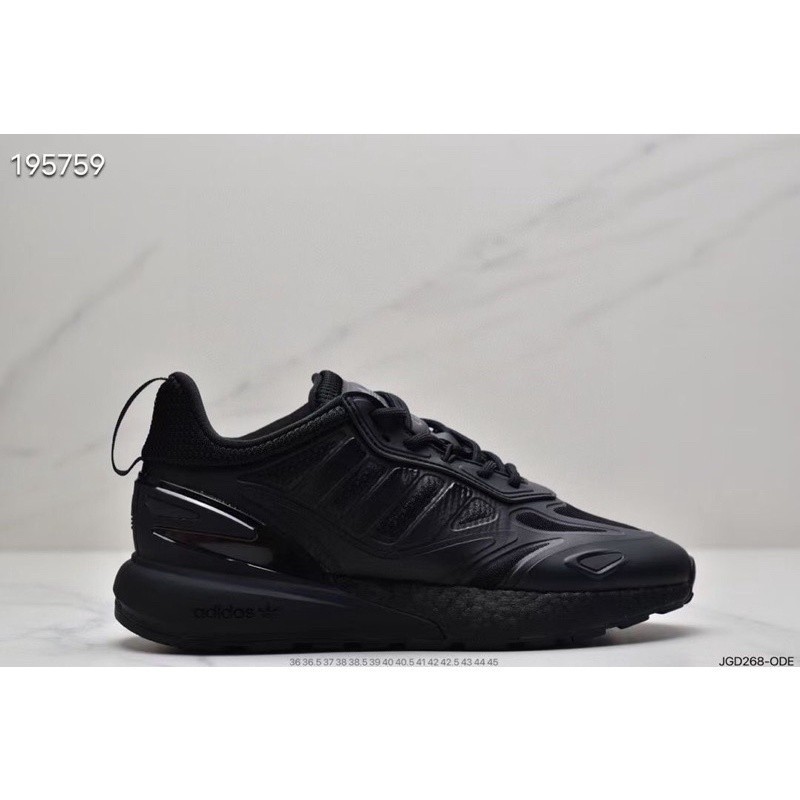 Adidas ของแท้ ZX 2K BOOST BLACK PREMIUM BF2O