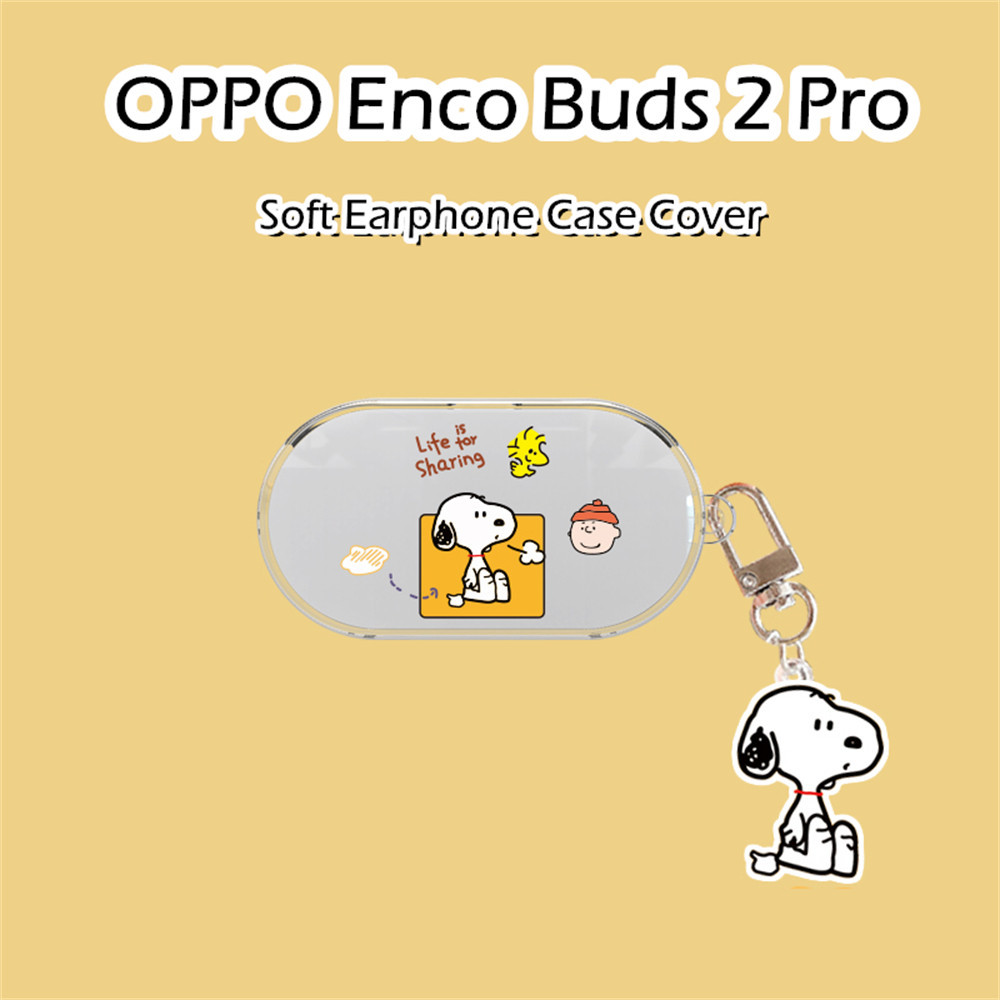 【ส่วนลด】นําไปใช้กับ OPPO Enco Buds 2 Pro เคส Case เคสหูฟัง การ์ตูนสร้างสรรค์ ซิลิโคนนุ่ม เคส เคสหูฟัง