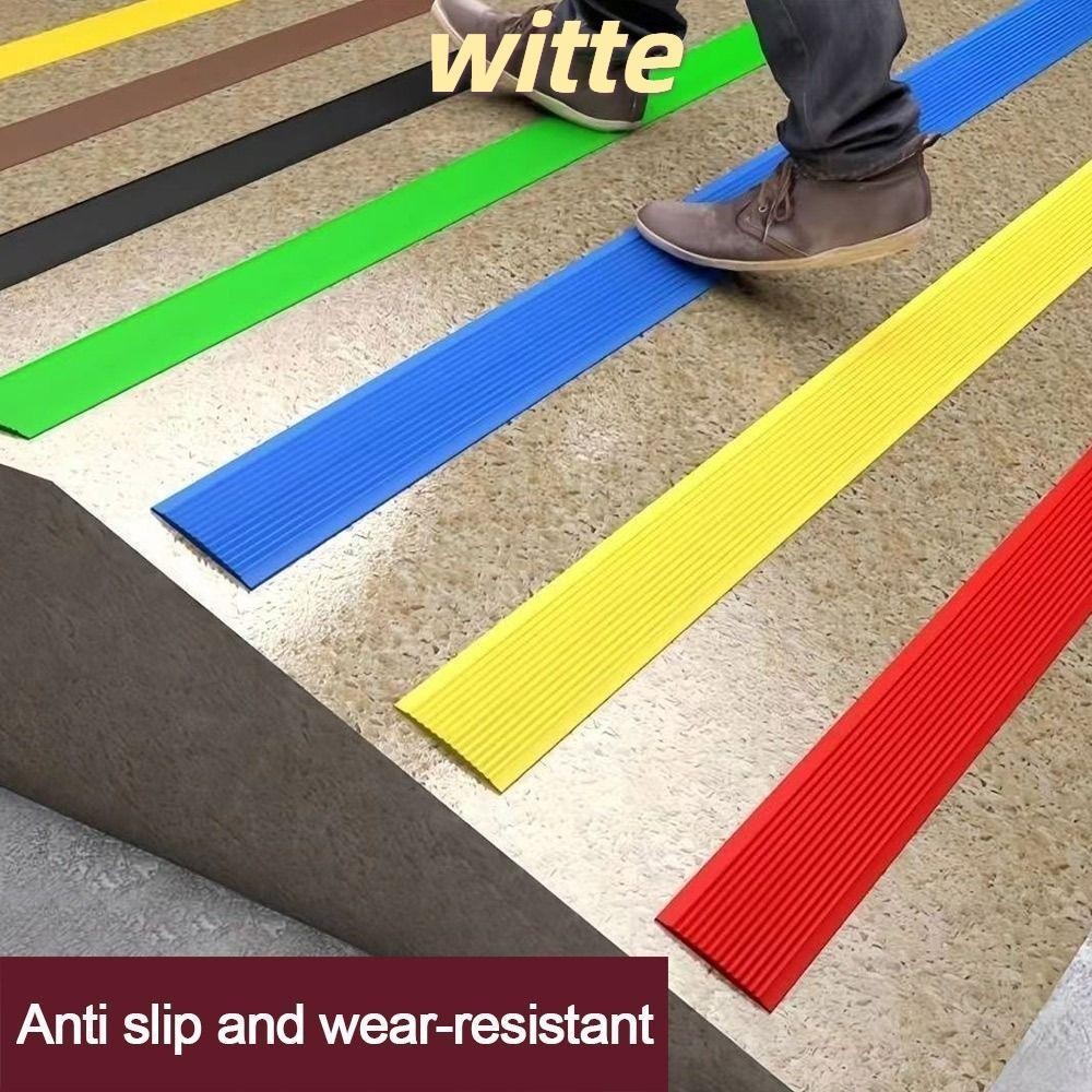 Witte แผ่นสติกเกอร์ PVC กันลื่น มีกาวในตัว สําหรับติดบันได