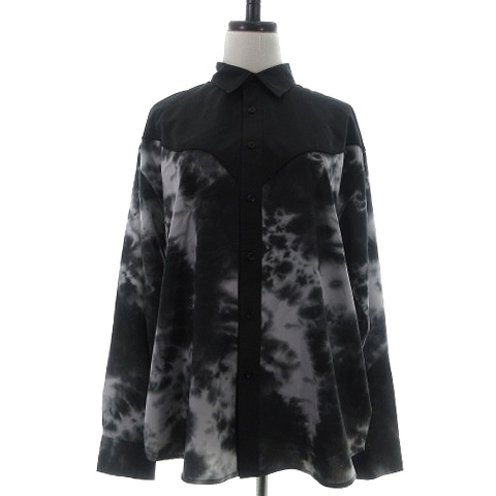 X Girl Shirt Stencolor Long Sleeve Oversized Tie Dye Top Direct from Japan Secondhand