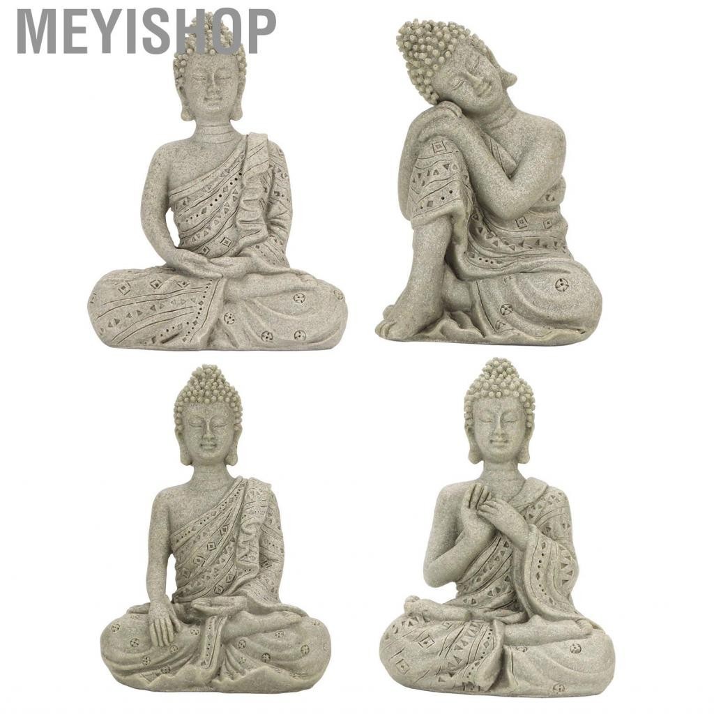 Meyishop Buddha Figurine  Statue Decorative for Office Hotel