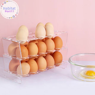 Habitatport 6/10 หลุมภาชนะเก ็ บไข ่ ที ่ วางตู ้ เย ็ น Display Organizers th
