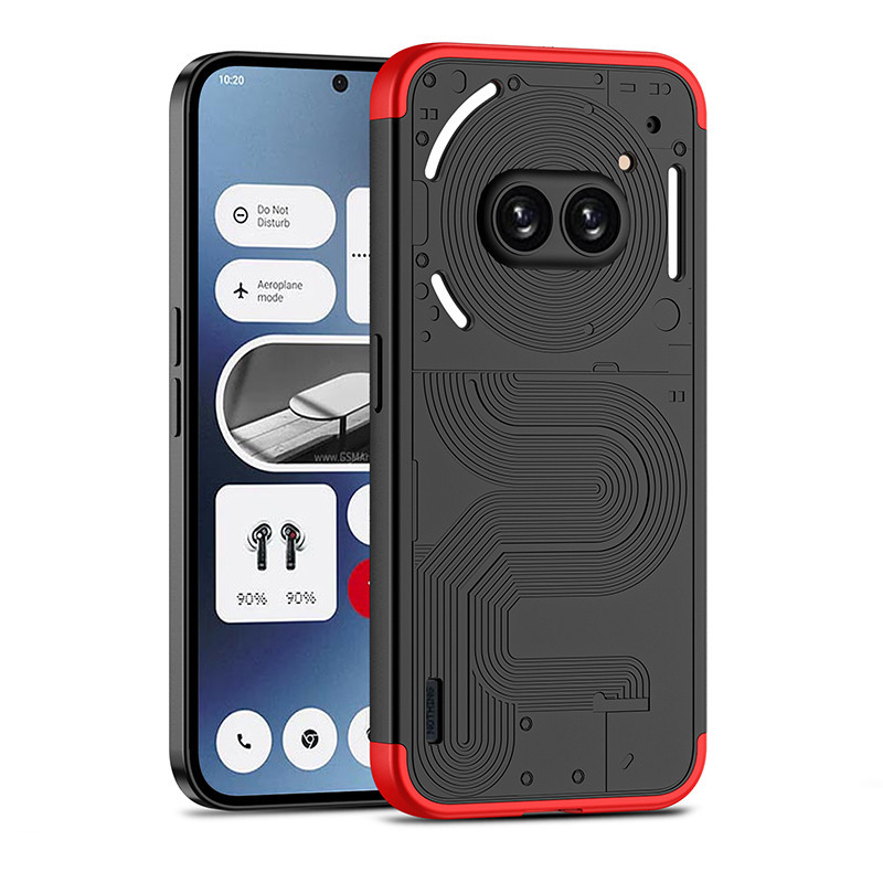 สําหรับ Nothing Phone 2A / 2A Plus Case GKK คุณภาพสูง Hard PC ป้องกันลายนิ้วมือรวมทุกอย่างฝาครอบโทรศัพท์พร้อมขาตั้ง
