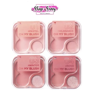 2P Oh My Blush โอ้ มาย บลัช บลัชออนไร้ฝุ่น มี 15 เฉดสี