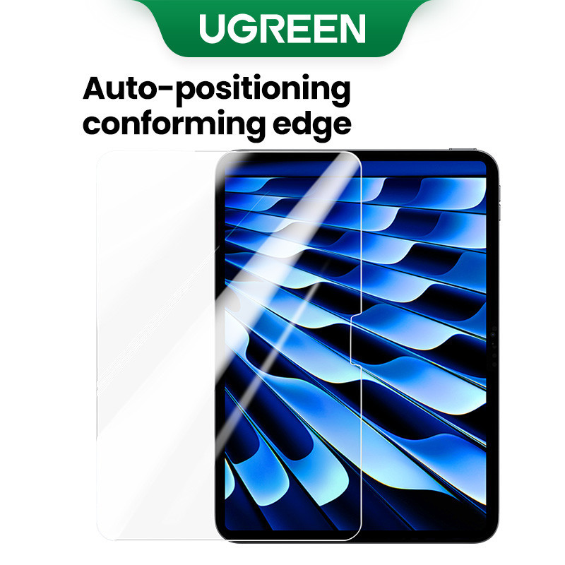 Ugreen กระจกนิรภัยกันรอยหน้าจอ สําหรับ iPad Air4 Air5 10.9 9th 8th 7th Gen 11 นิ้ว Pro 11 12.9 13 นิ