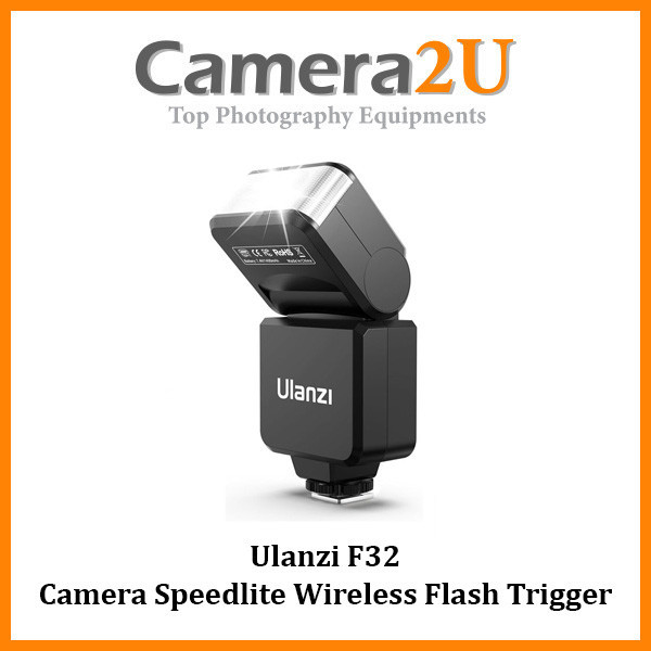 Ulanzi F32 กล้อง Speedlite แฟลชไร้สาย Trigger 5600k Daylight 0 -90 การหมุนแนวตั้งกล้องรองเท้าร้อน