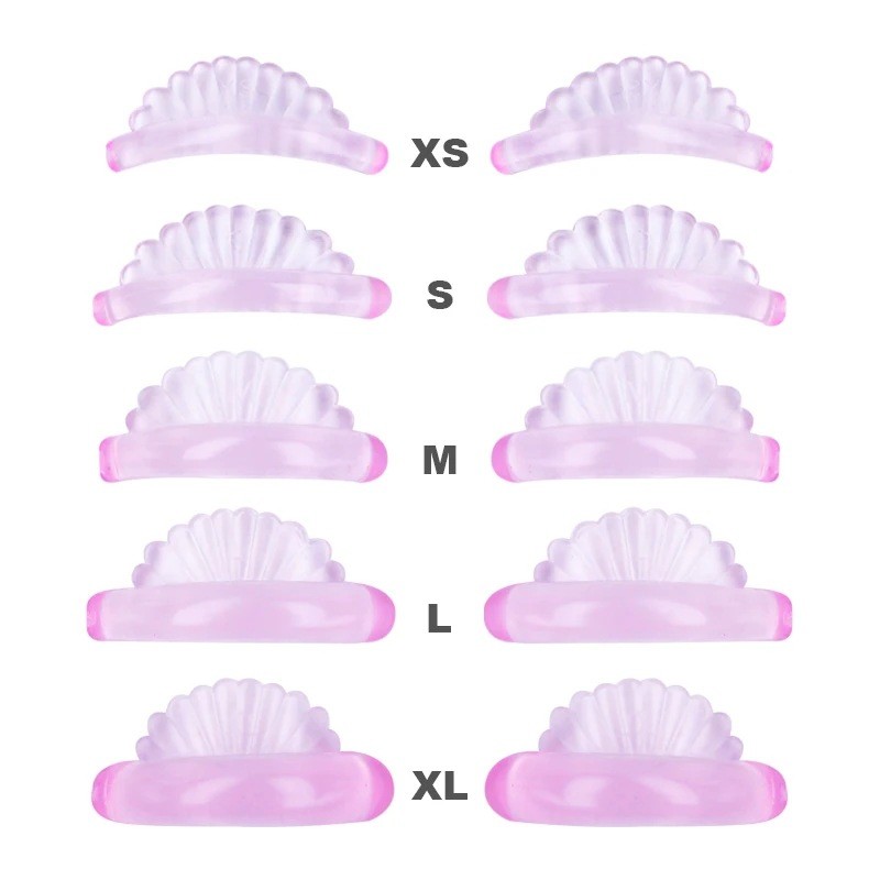 Shell Super Soft Self-Adhesive Hot Eyelash แผ่นซิลิโคนตุ๊กตาแผ่นซิลิโคนร้อน Jelly Gel Keratin แผ่นขนตาร้อน