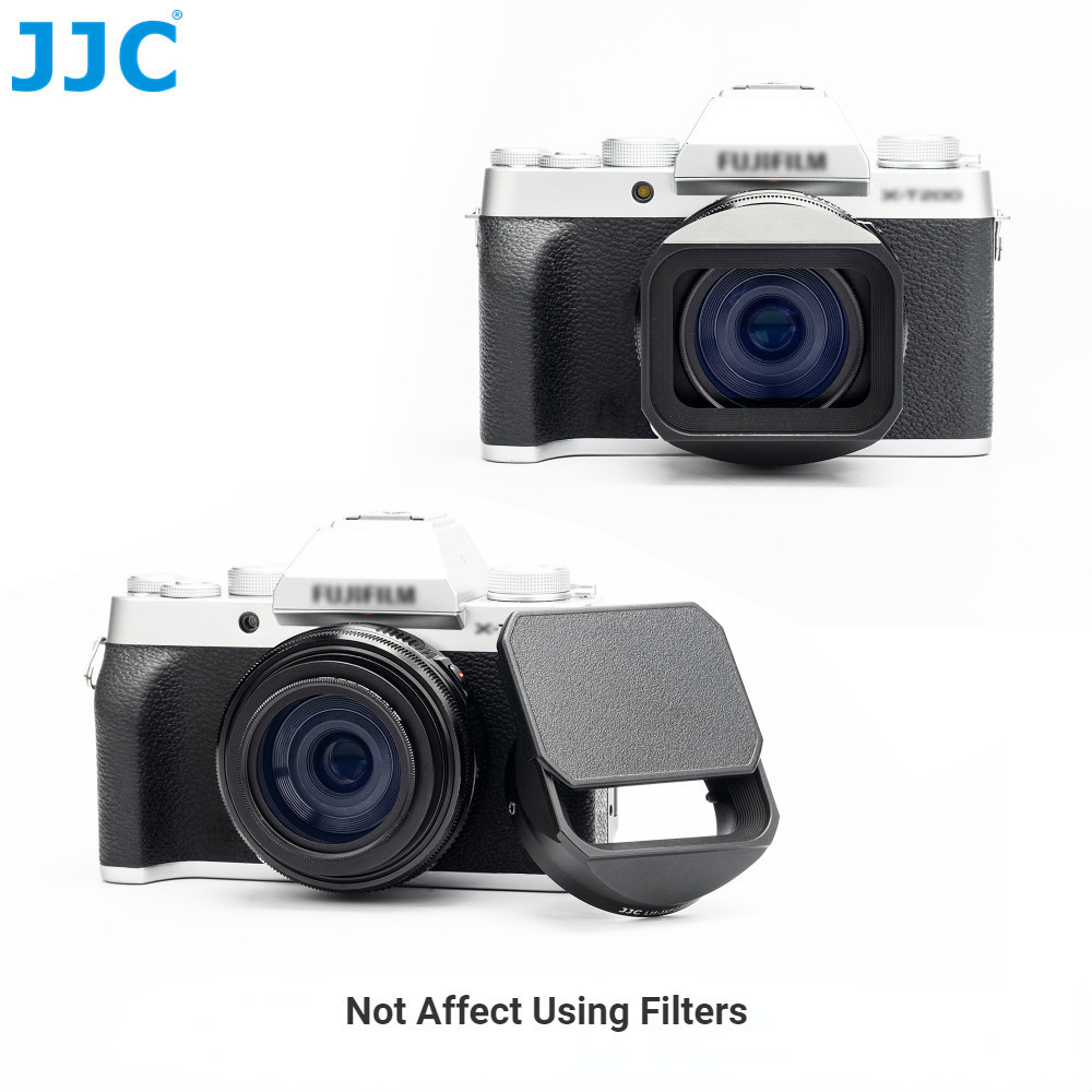 JJC Lens Hood สำหรับ Fujifilm รวมฮูดเลนส์ทรงเหลี่ยมสำหรับเลนส์ฟูจิ