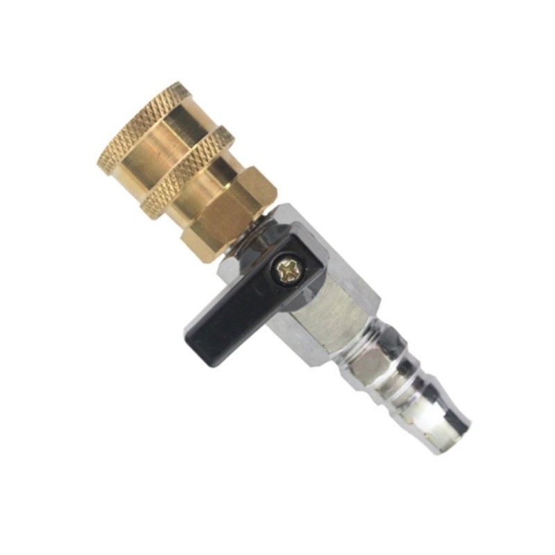 WER อเนกประสงค์ 1 4 นิ้ววาล์วปิดอัตโนมัติ Easy Release Coupling NW 7 2 หัวฉีดสแตนเลสที่ทนทานก่อสร้าง