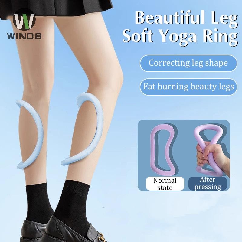 Ods 1 PC แหวนโยคะฟิตเนสยืดผ่อนคลายพิลาทิส TPR Soft Fascia ยืดฟิตเนส Fascia นวดการฝึกอบรมโยคะวงกลมอุปกรณ์ OD