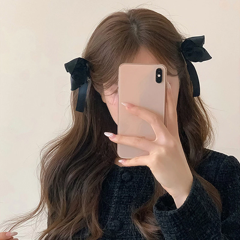 Rubuyou กิ๊บโบว์ขนาดใหญ่ แฮนด์เมด สีขาว แพ็ค 2 ชิ้น thumbnail 6