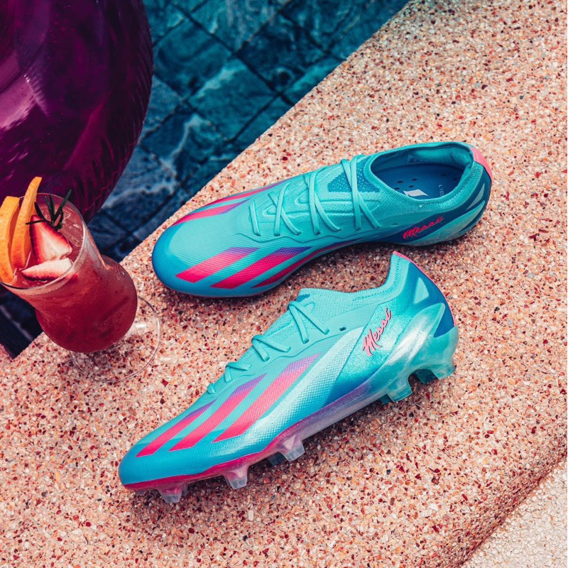 ♞,♘รองเท้าสตั๊ด Adidas X Crazyfast Messi Limited Edition ไมอามี่ สวยมาก football boots