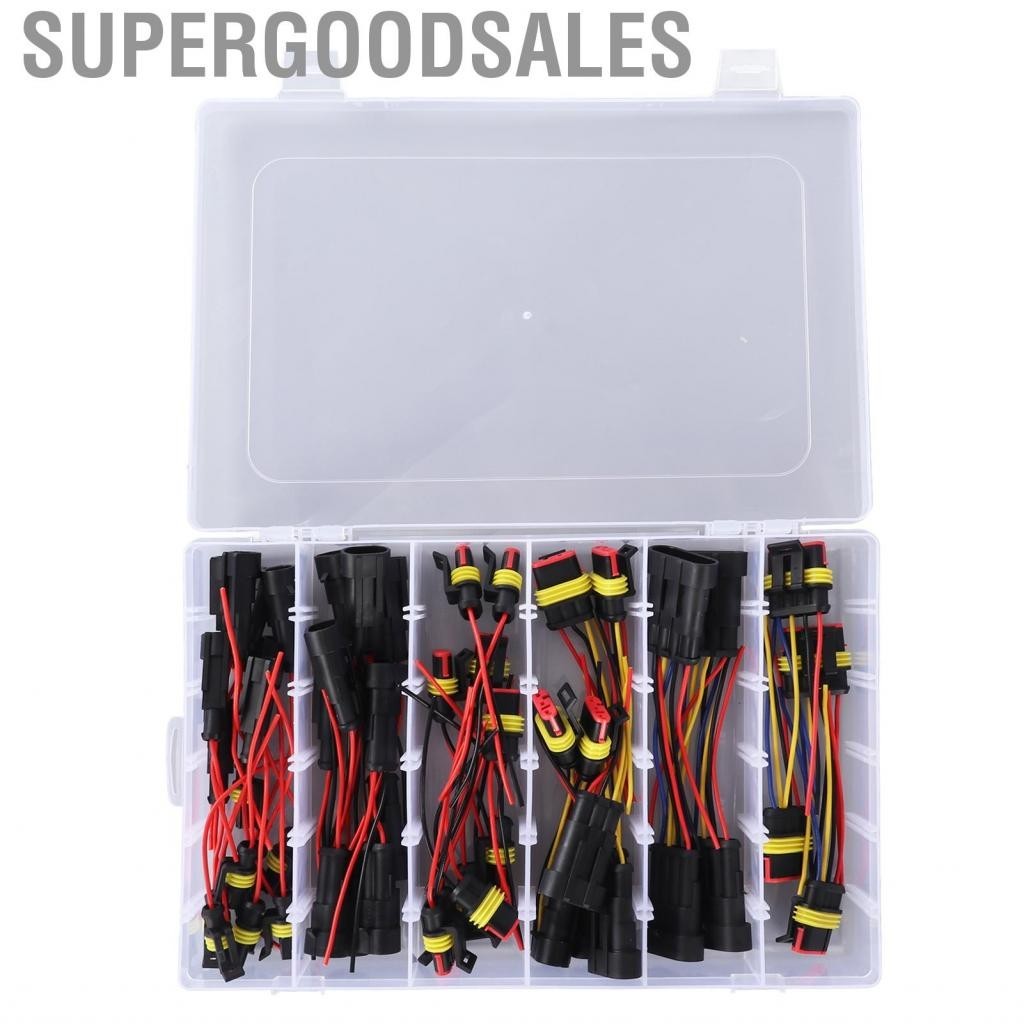 Supergoodsales Waterproof Wire Connectors Automotive Electrical Connector Dust Proof 26 Set Strong Conductivity for Maintenance Scooters