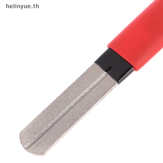Helinyue ที่ลับตะขอตกปลา ร่องคู่ แบบพกพา อุปกรณ์เสริม สําหรับตกปลา