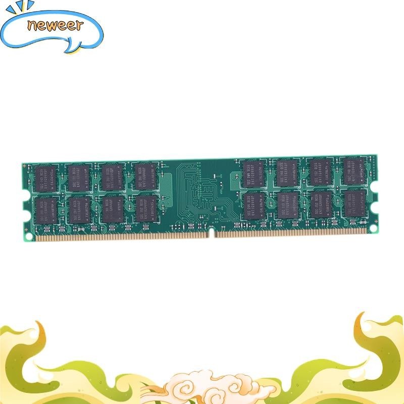 หน่วยความจํา DDR2 4GB 1.5V 800MHZ PC2-6400 240 Pin DIMM ไม่บัฟเฟอร์ Non-ECC สําหรับเมนบอร์ด AMD เดสก์ท็อป neweer