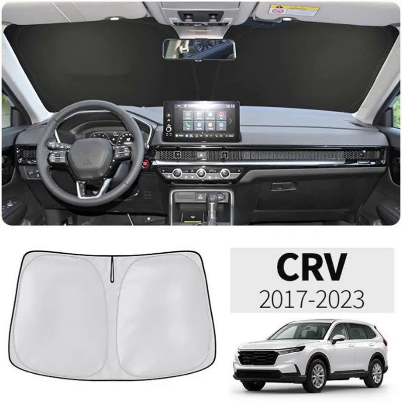 ม่านบังแดดกระจกหน้ารถยนต์ อุปกรณ์เสริม สําหรับ Honda CRV CR-V 2017-2023