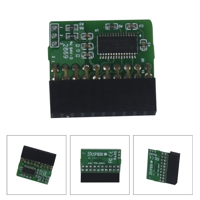 BTM ติดตั้งง่าย 20Pin TPM 2 0 Module แพลตฟอร์มที่เชื่อถือได้สําหรับการรักษาความปลอดภัยข้อมูล