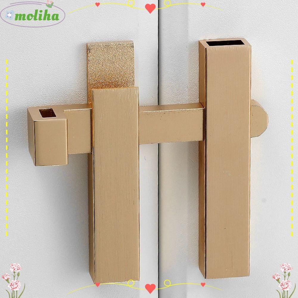 Moliha กลอนประตู อลูมิเนียมอัลลอย อเนกประสงค์ ป้องกันการกัดกร่อน 180 องศา