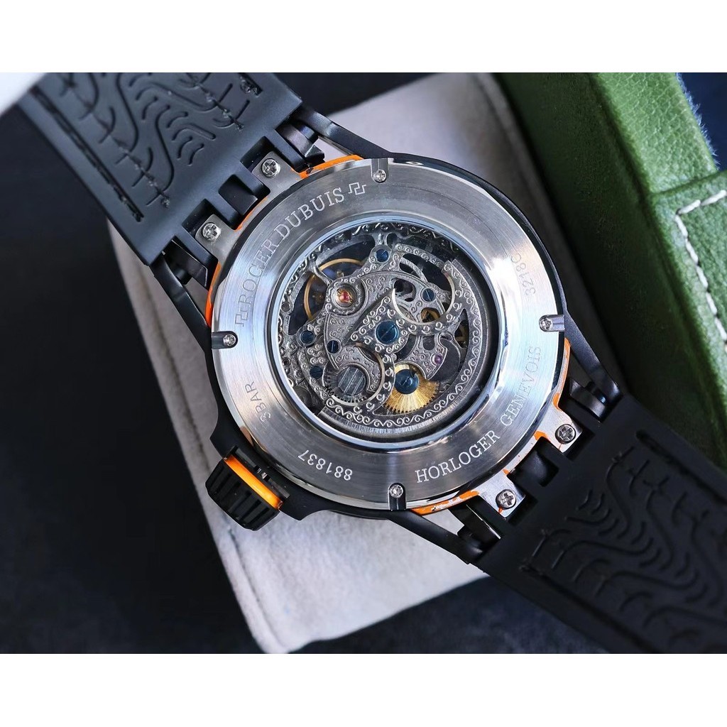 นาฬิกาข้อมืออัตโนมัติ ROGER DUBUIS แกะสลักกลวง สําหรับผู้ชาย 2024