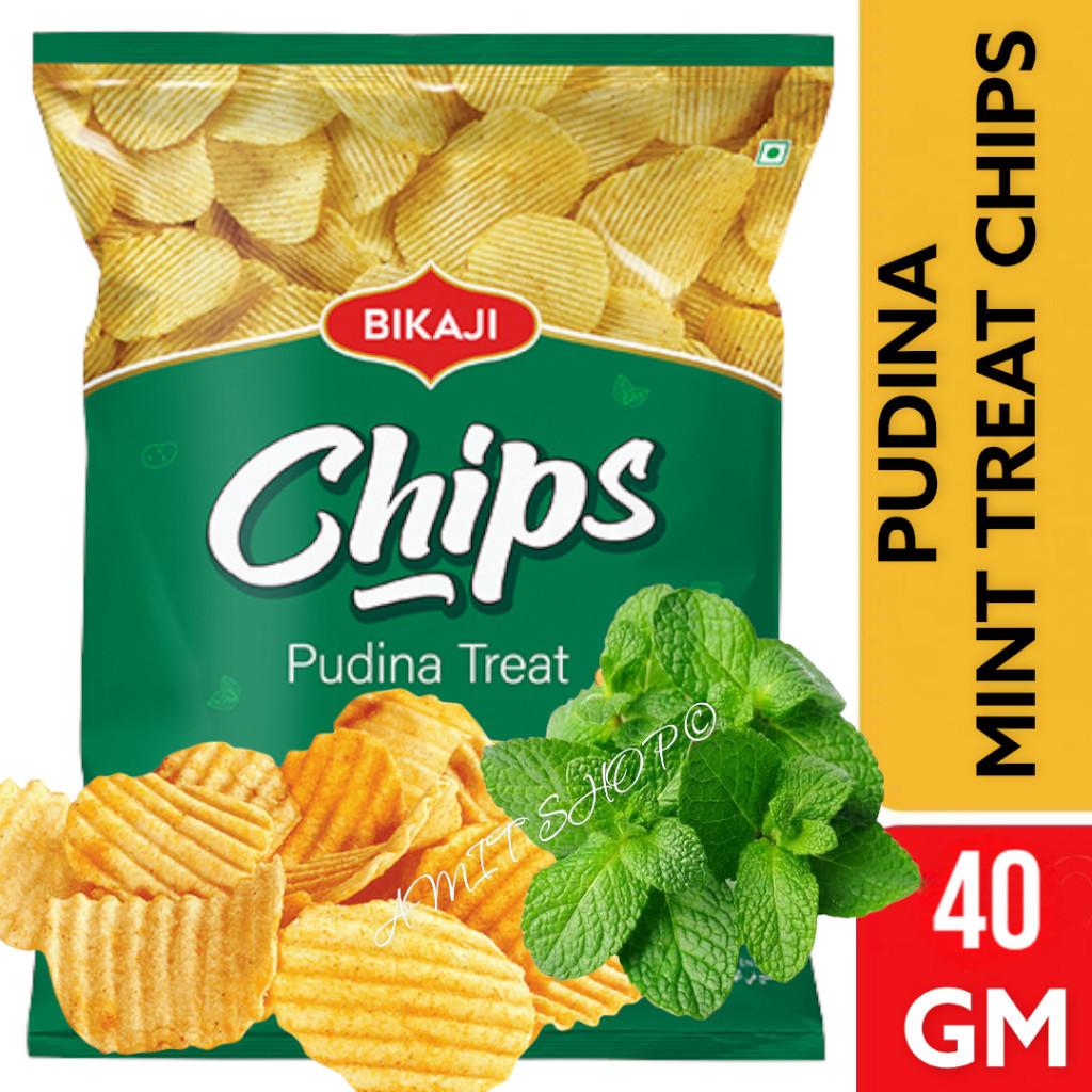 Bikaji Pudina Treat Chips 40g.