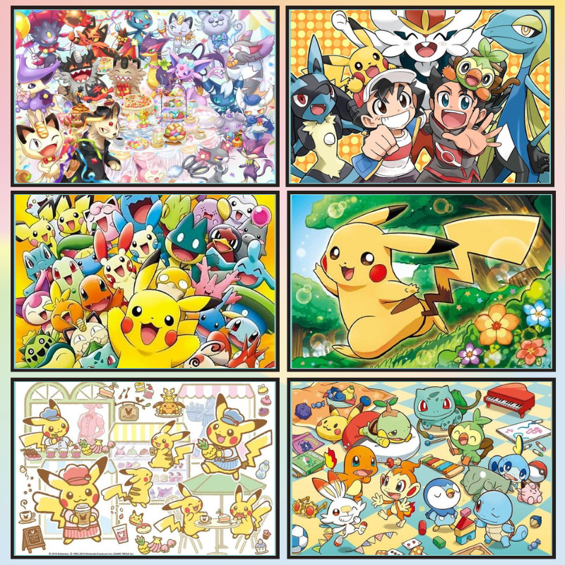 📣พร้อมส่ง📣【Pokémon】jigsaw puzzle-จิ๊กซอว์-300-1000-ชิ้น- ชิ้นของเด็ก จิ๊กซอว์ไม้ 1000 ชิ้น จิ๊กซอว์ 1000 ชิ้นสำหรับผู้ใหญ่ จิ๊กซอ จิ๊กซอว์ 500 ชิ้น🧩33-15 จิ๊กซอว์ 1000 ชิ้น สำหรับ ผู้ใหญ่ ตัวต่อจิ๊กซอว์ จิ๊กซอว์ การ์ตูน