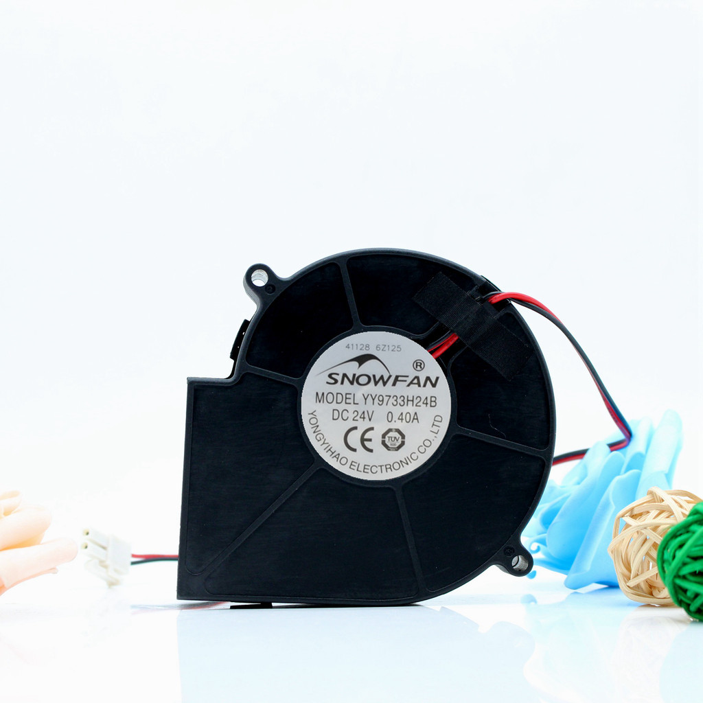SNOWFAN 9733 24v Double Ball Turbo Fan Blower YY9733H24B