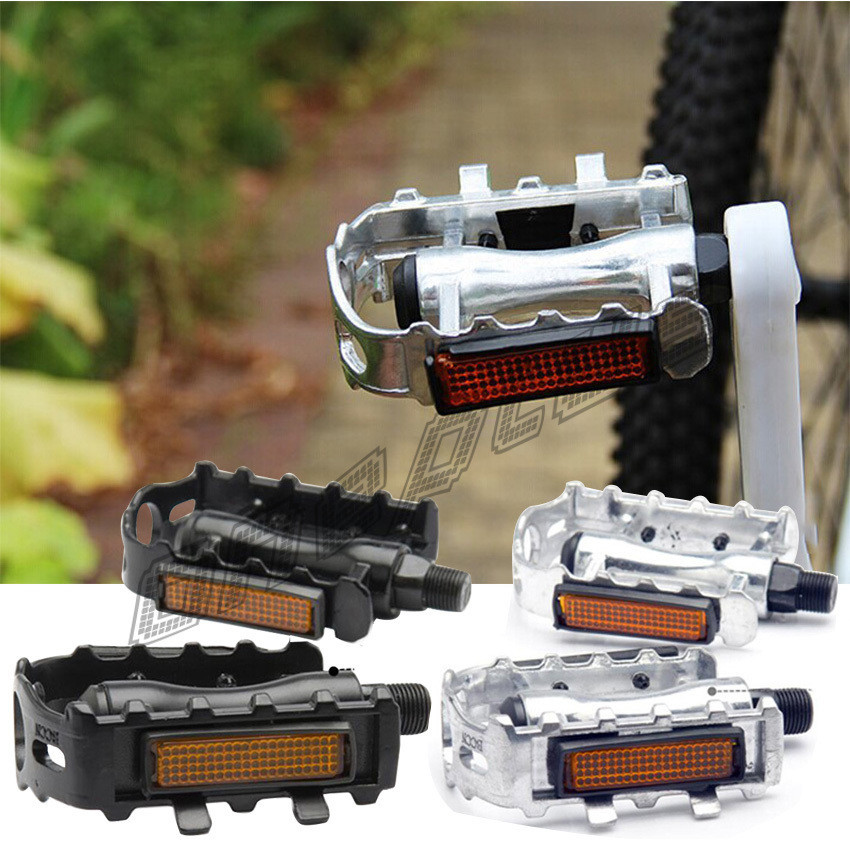 OnePlus [A677] บันไดจักรยานอลูมิเนียม อุปกรณ์จักรยาน มี 2 สี สีเงิน และ สีดำ Bicycle pedals