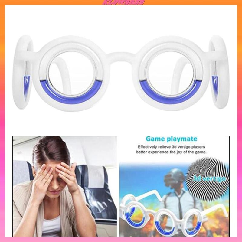[Kloware2] Light Anti- Motion Sickness Glasses Airsick Nausea Relief Liquid Glass
