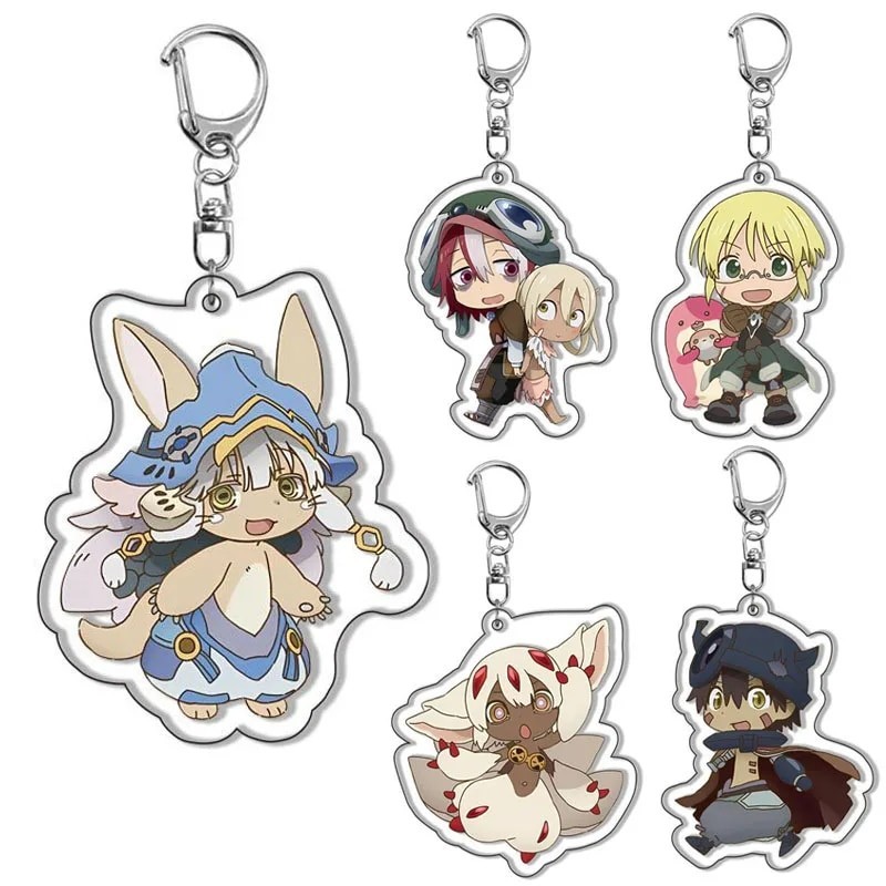 Made In Abyss: Retsujitsu No Ougonkyou อะคริลิคการ์ตูน a11 พวงกุญแจกระเป๋าเป้สะพายหลังอุปกรณ์ตกแต่ง