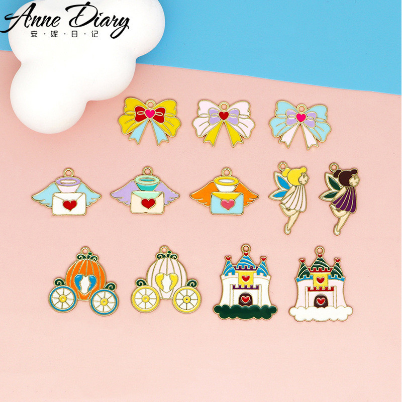 2 ชิ้น/ล็อตปราสาทฮาโลวีนสาวฟักทอง Carriage โลหะผสมเคลือบจี้ DIY เครื่องประดับอุปกรณ์เสริม Charms สําหรับผู้หญิง, Key Chain/ต่างหู/สร้อยคอจี้ทําด้วยมือ DIY เครื่องประดับ 148