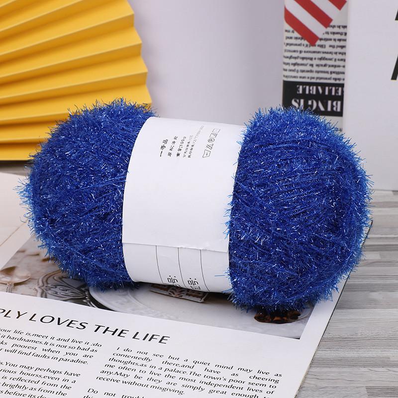 ไหมพรมอะคริลิค 50 กรัม 100 ม. ต่อม้วน สําหรับถักไหมพรม ผ้าพันคอ หมวก แฮนด์เมด DIY - รูปที่ 5