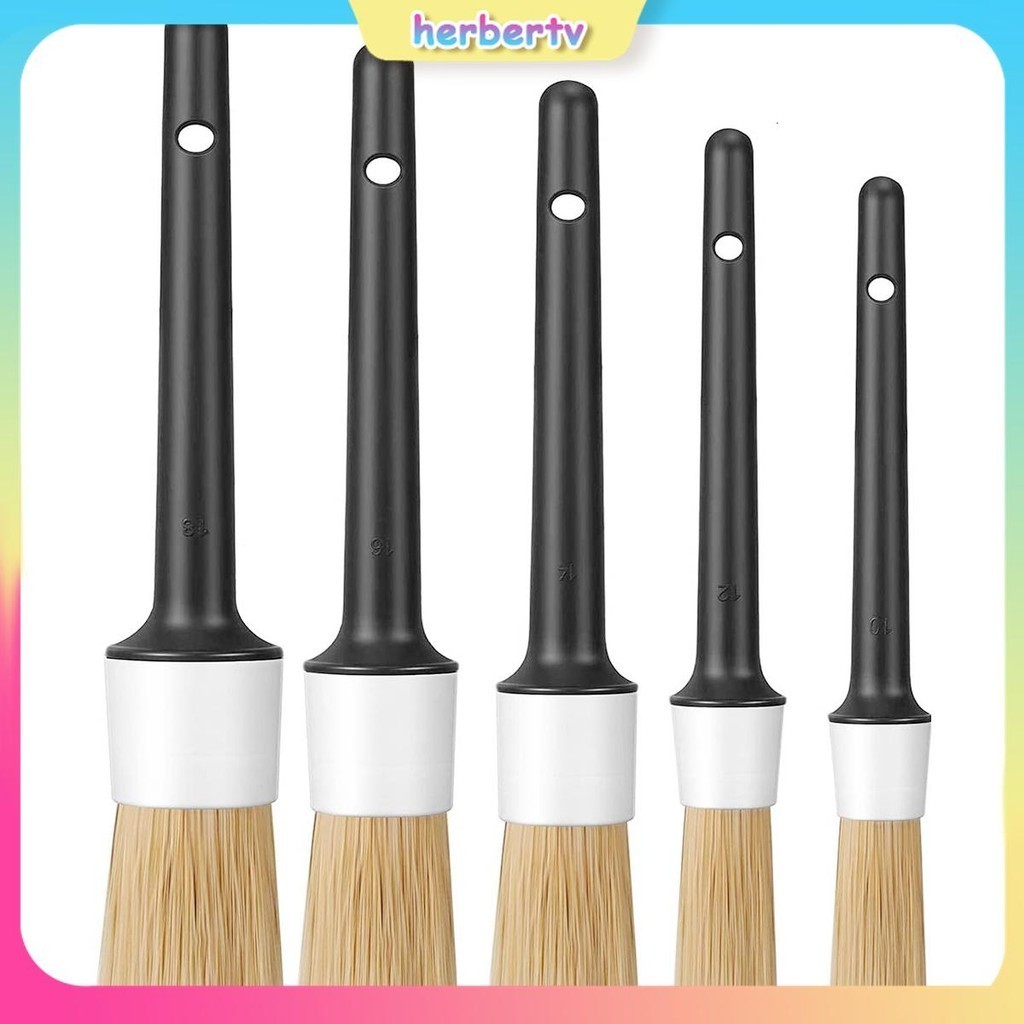 25/15/10/5pcs แปรงทําความสะอาดช่องแอร์รถยนต์ 5 ชิ้น SHOPSBC4842